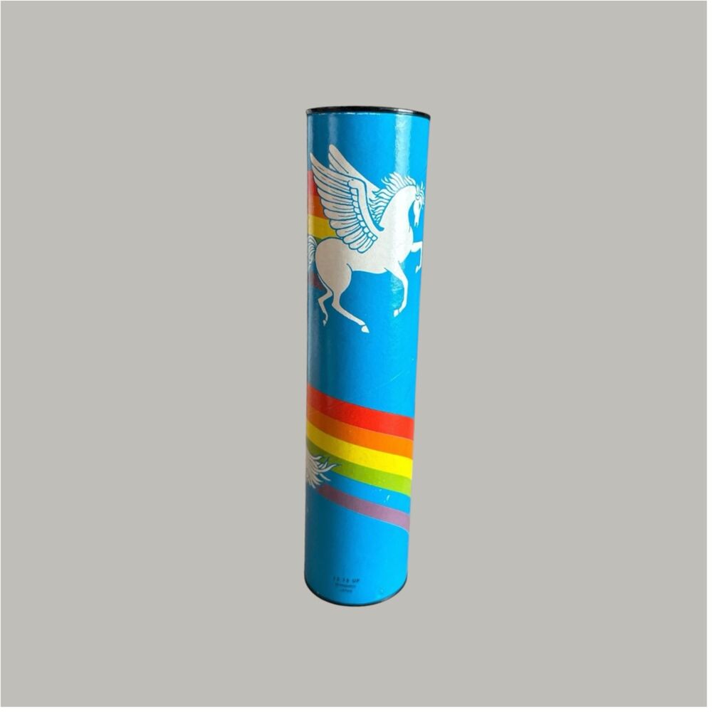 Vintage 1980s Pegasus Kaleidoscope Unicorn Rainbow Otagiri Japan Retro Toy